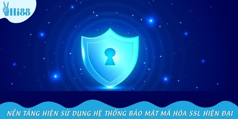 Nền tảng hiện sử dụng hệ thống bảo mật mã hóa SSL hiện đại